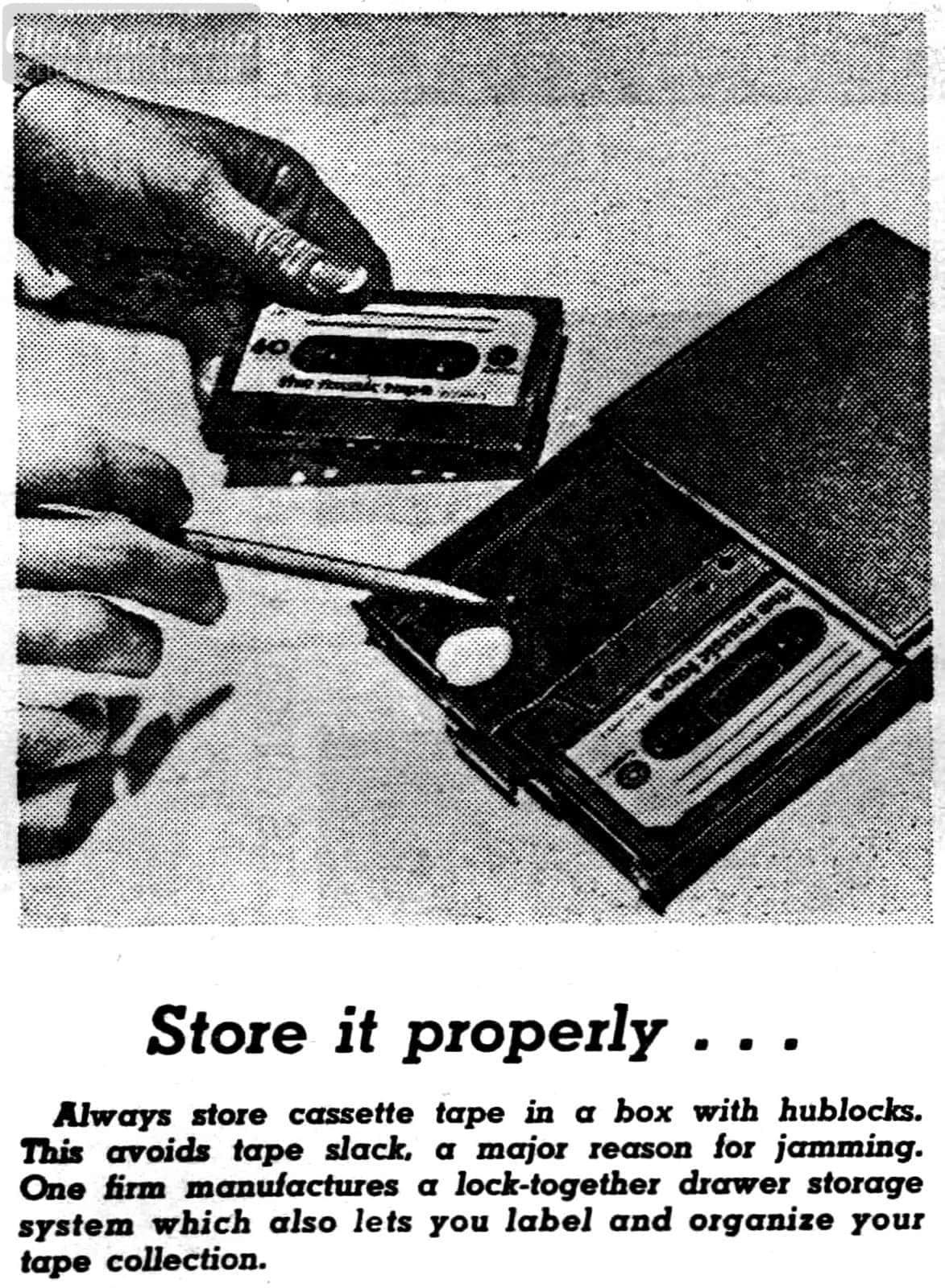 Audio cassette tapes first rocked our socks in the 1970s! And these easy tips kept us grooving