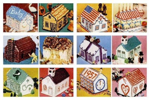 How to decorate a party house-shaped cake