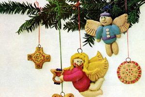 How to decorate the Christmas tree with salt dough ornaments - Tips from 1964