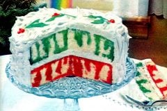 How to make a classic Christmas Rainbow Poke cake (1980s)