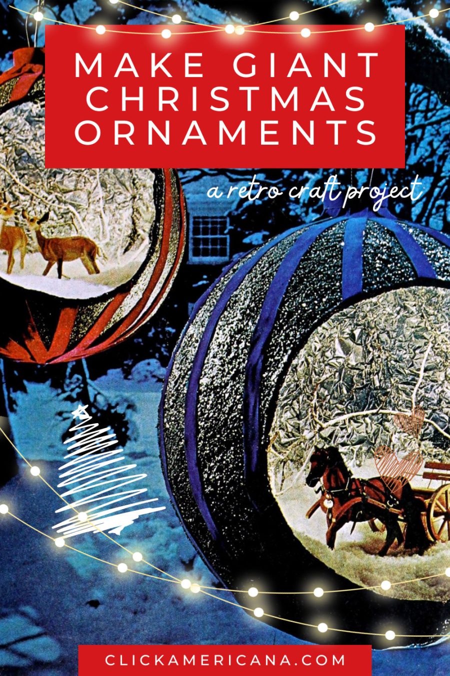 Giant Christmas ornaments How to make spectacular supersized outdoor