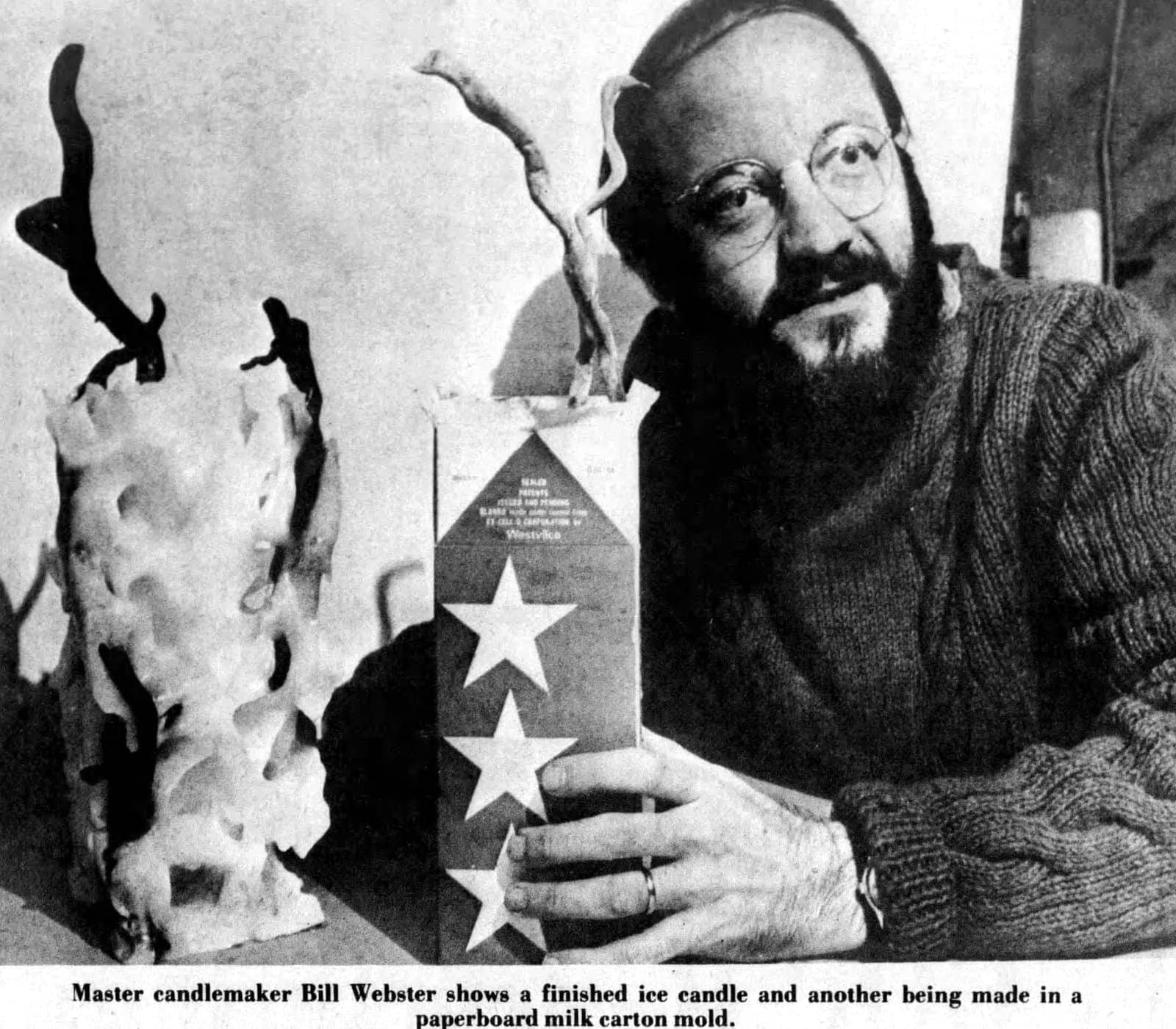 DIY milk carton candle howto Easy retro craft made with ice & wax