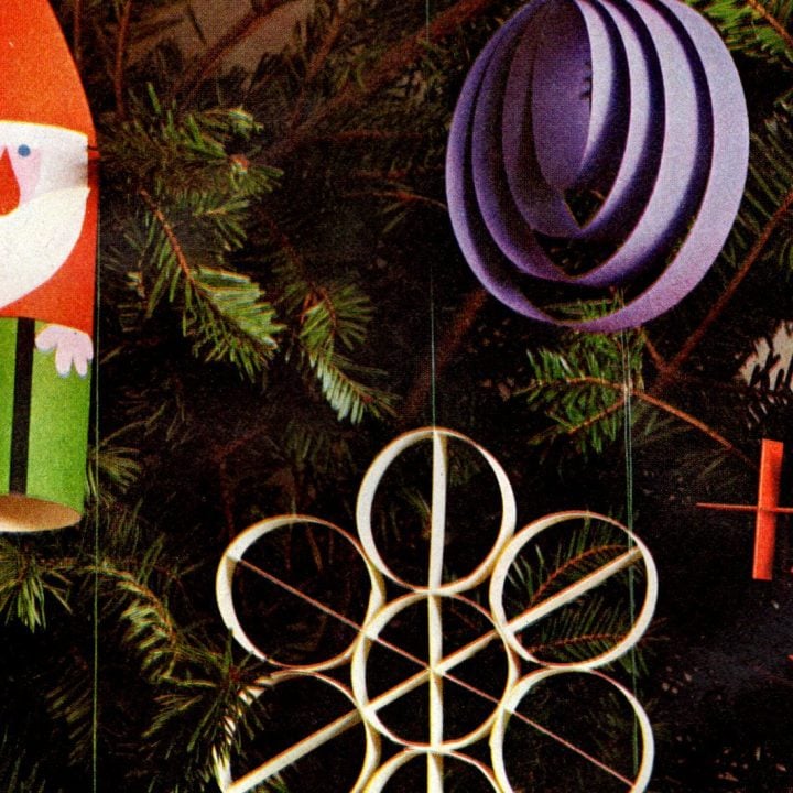 How to make paper Christmas ornaments, the old-fashioned way (1960)