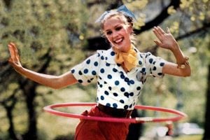 Hula Hoop revival 1972 woman with toy