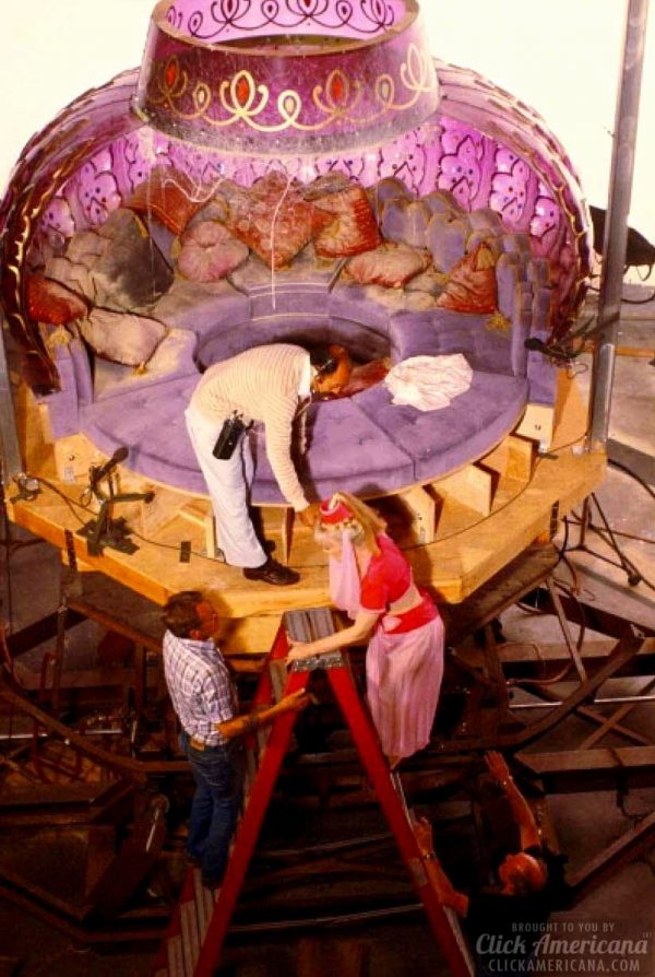 The I Dream of Jeannie bottle TV magic with props, sets & special effects Click Americana