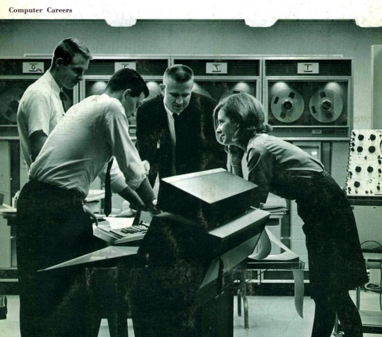 In the '60s, computer programmers were in high demand to code in