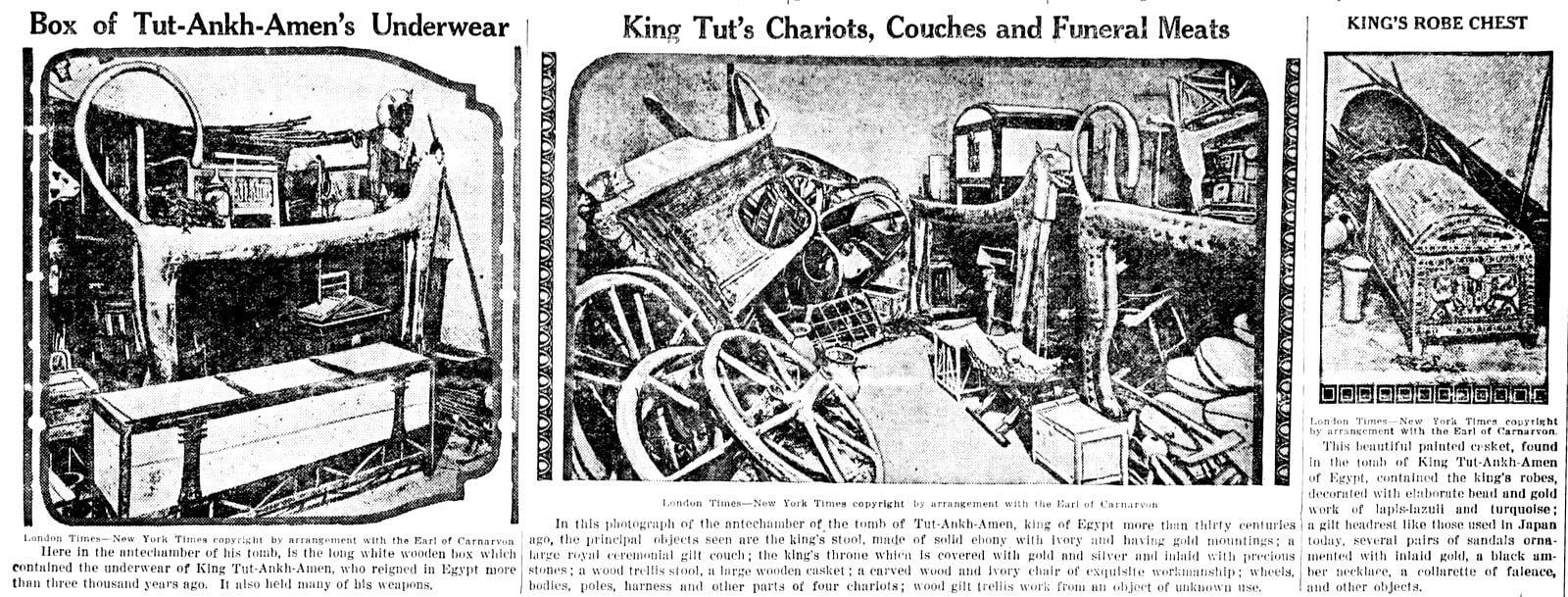 Inside Tutankhamun's tomb - King Tut - March 1 1923 (2)