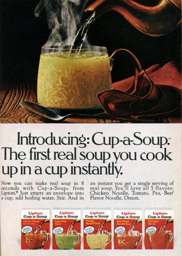 CupaSoup & Souptime instant soup mixes were hot lunch options in the