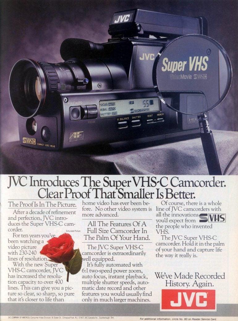 Vintage camcorders revolutionized how we captured memories (1970s1990s
