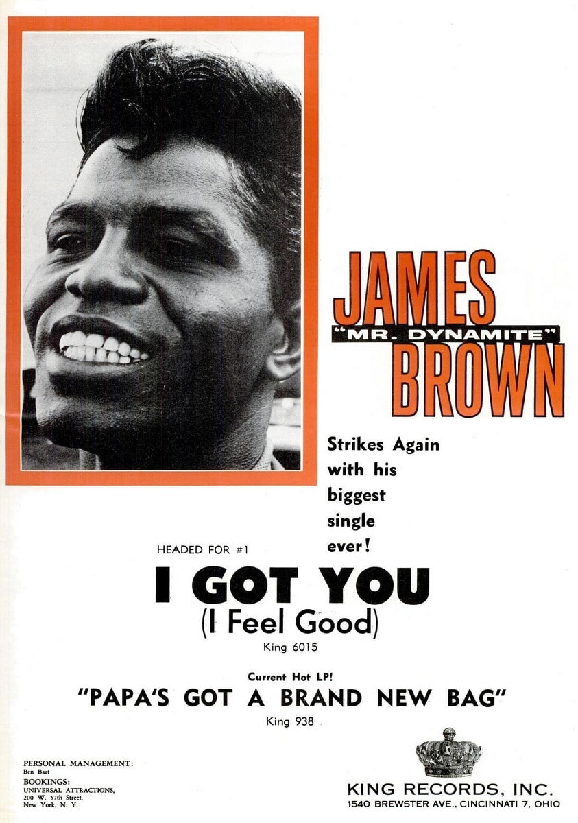 James Brown: The unstoppable rise of the Godfather of Soul (1960s) 4 James Brown I Got You (I Feel Good) (1965)