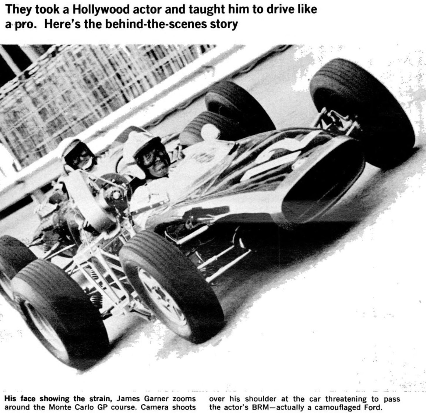 James Garner: From reluctant actor to treasured Hollywood mainstay (1950s-2014) 14 James Garner race car (1966)