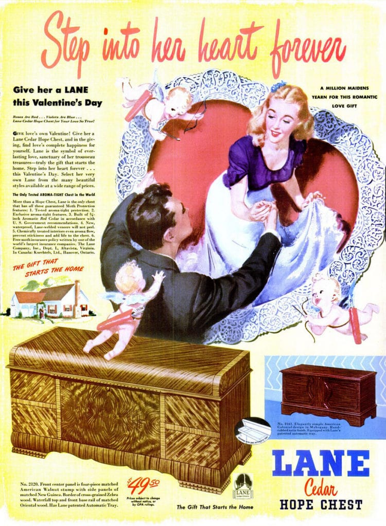 Remember when every girl wanted a Lane hope chest? See 20+ vintage hope
