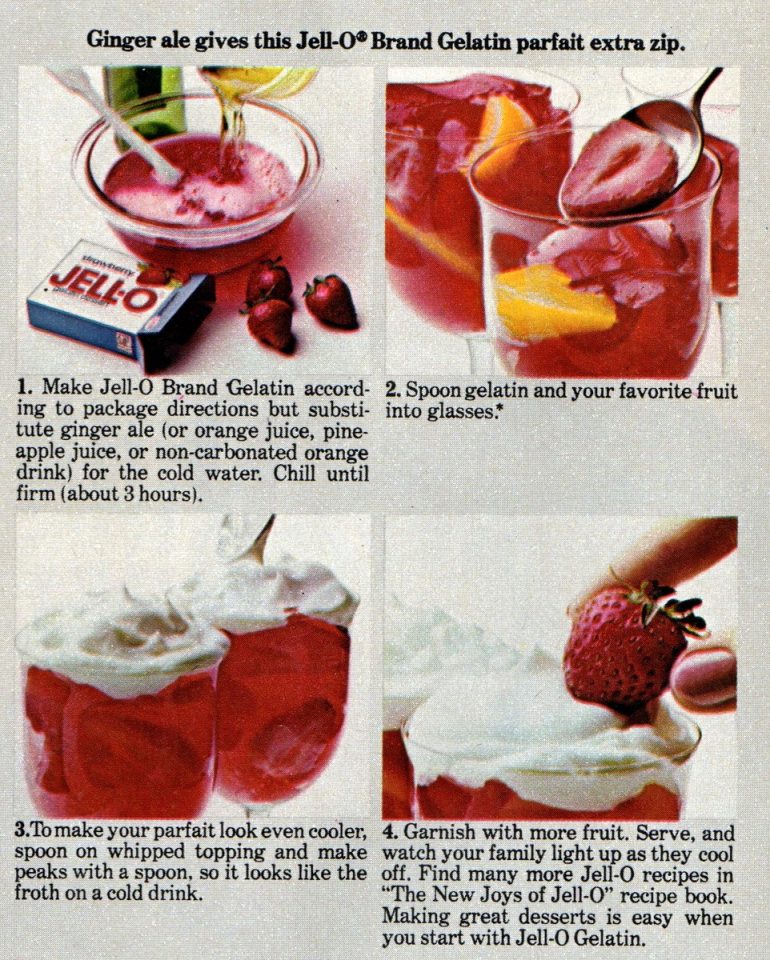 How long does it take to make jello? See a chart! Click Americana