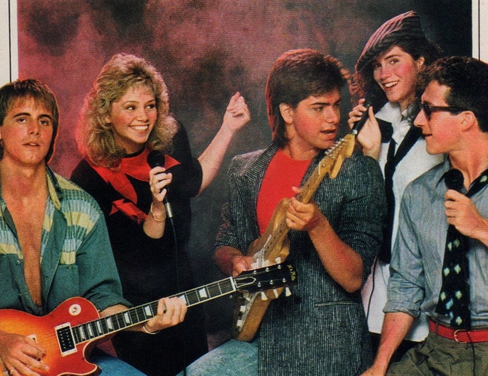 John Stamos and the cast of Dreams - 1984 TV show