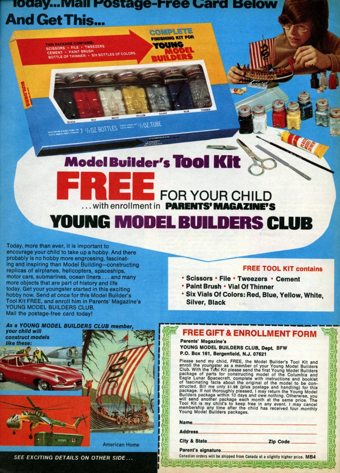 The Young Model Builders Club Fun from the 1960s Click Americana