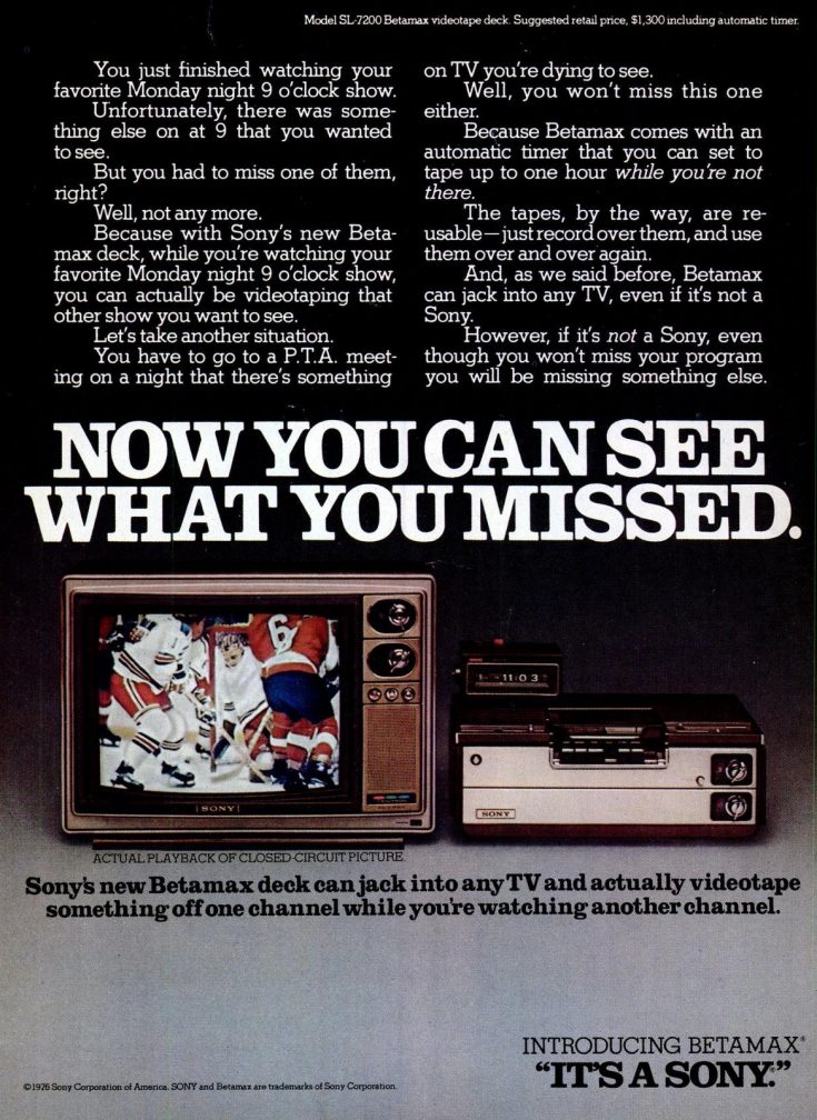 VHS or Beta? A look back at Betamax, and how Sony lost the VCR format
