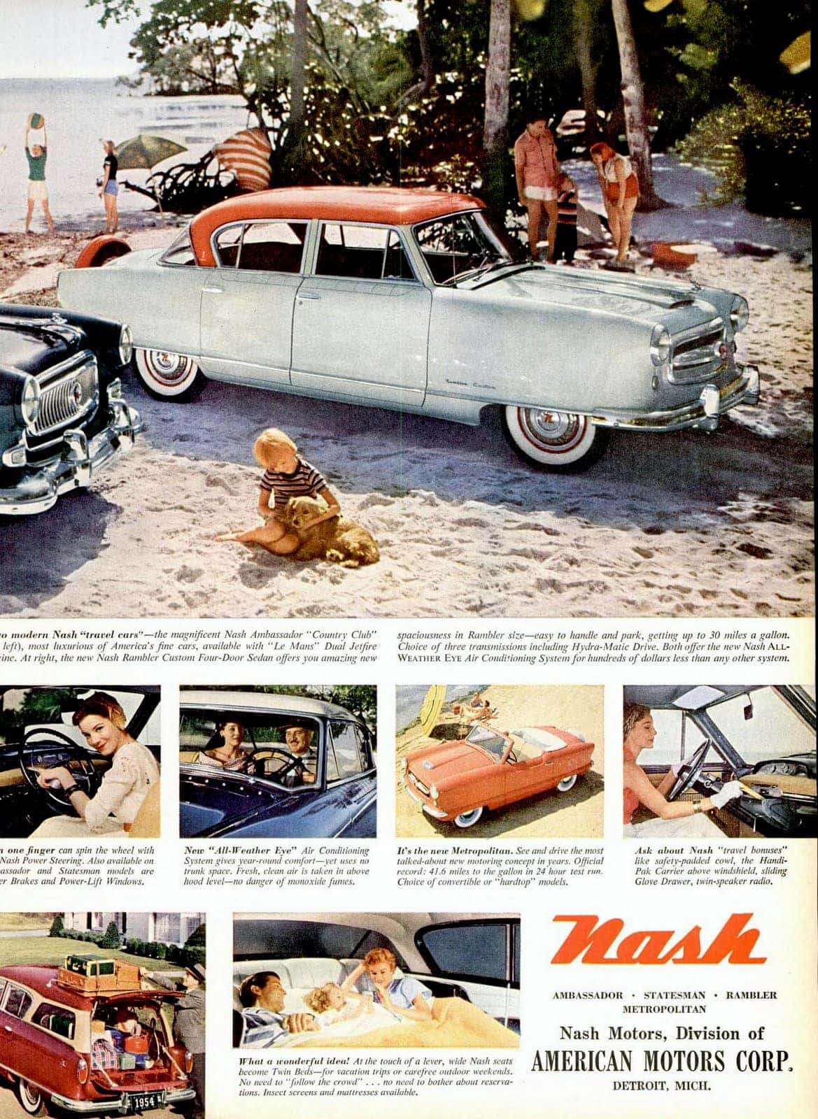 1950s Nash cars had some crazy ideas that Detroit ignored -- and some of them actually worked 17 Jun 7, 1954 Nash cars