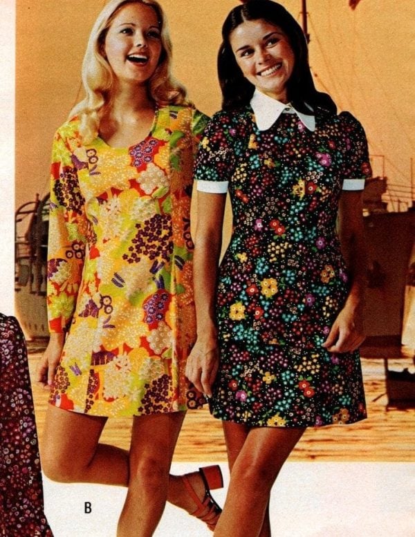 50 vintage mini dresses & cute miniskirts from the 60s & 70s Click