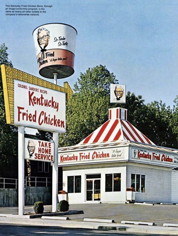 Vintage KFC About Colonel Sanders & the Kentucky Fried Chicken fast
