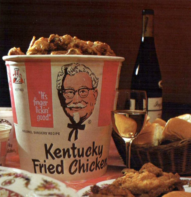 Vintage KFC About Colonel Sanders & the Kentucky Fried Chicken fast