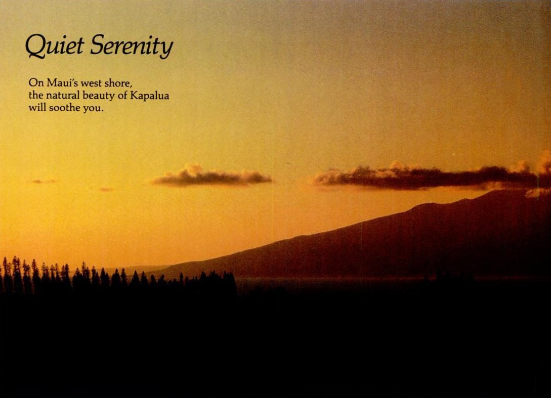 Kapalua Maui 1990