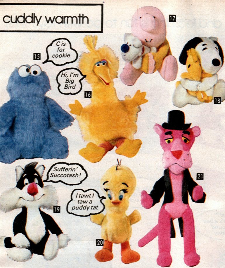 40 cute vintage plush toys & stuffed animals from the '80s Click