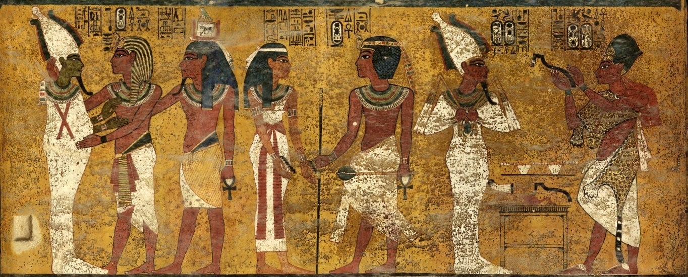 King Tutankhamun - Tomb mural