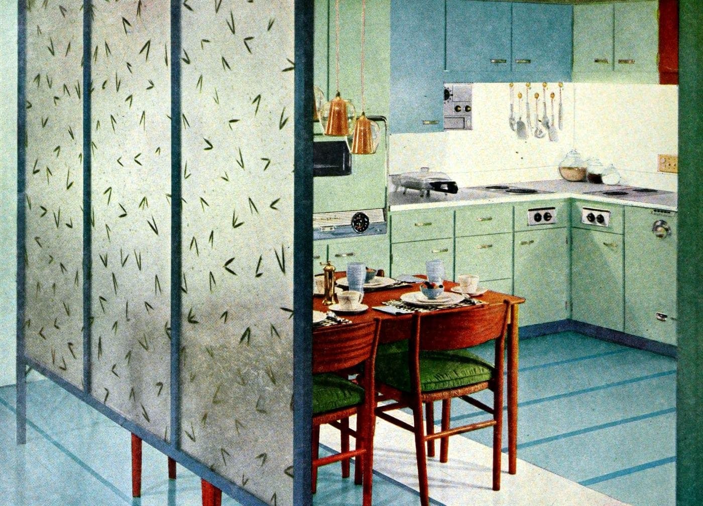 Spacesaving small home decorating hints the '50s way Click Americana