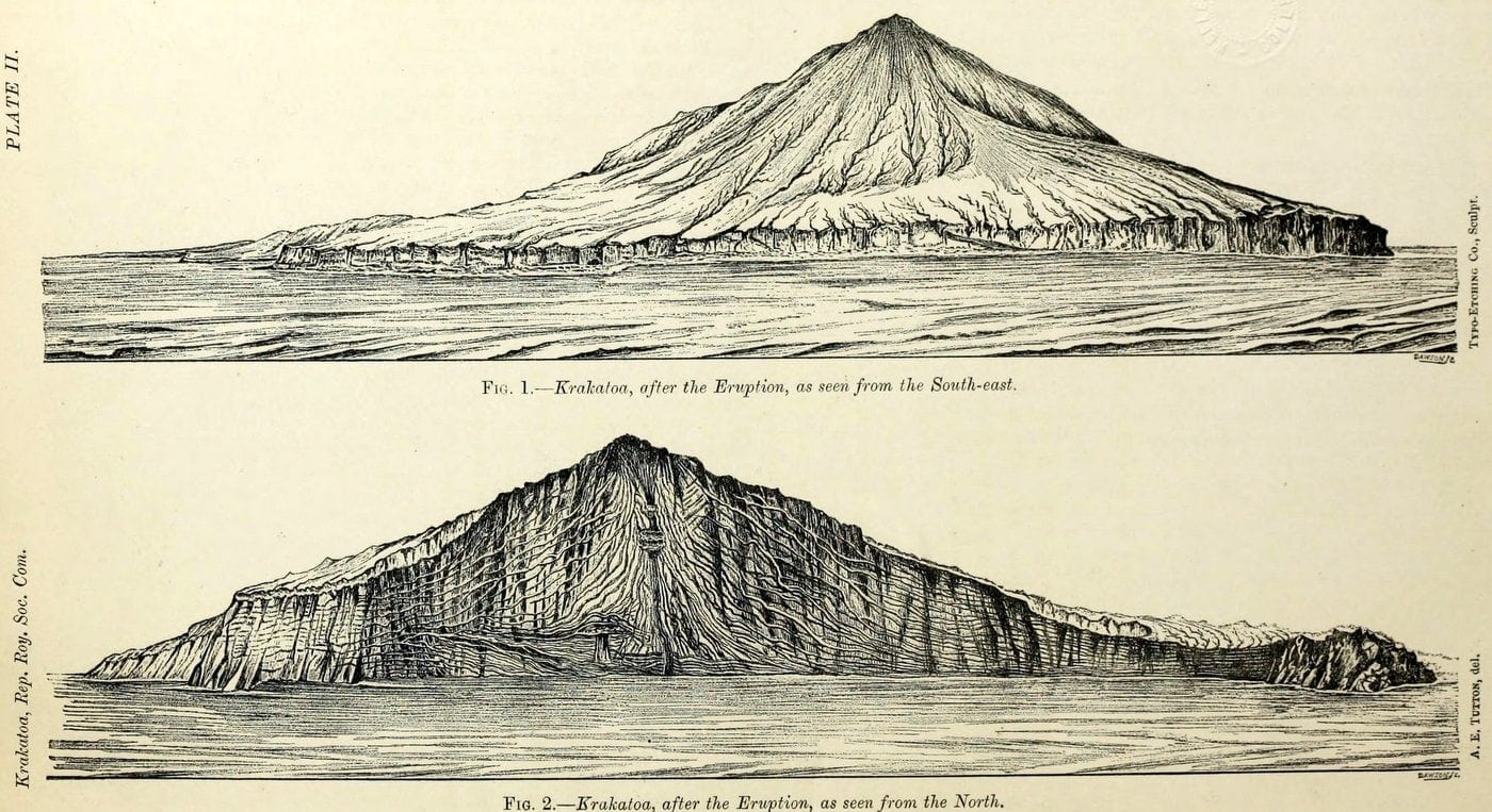 Krakatoa's volcano erupted and killed thousands in 1883, then altered