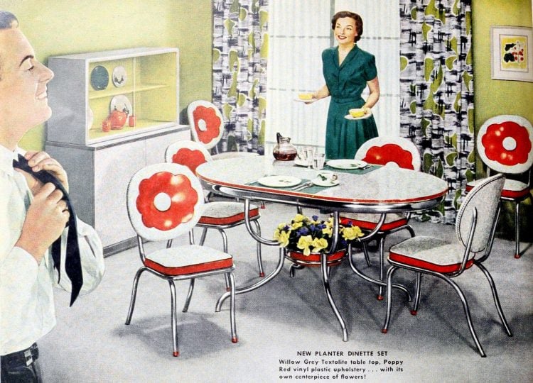 50 compact vintage dining room sets from the 40s & 50s with that ...