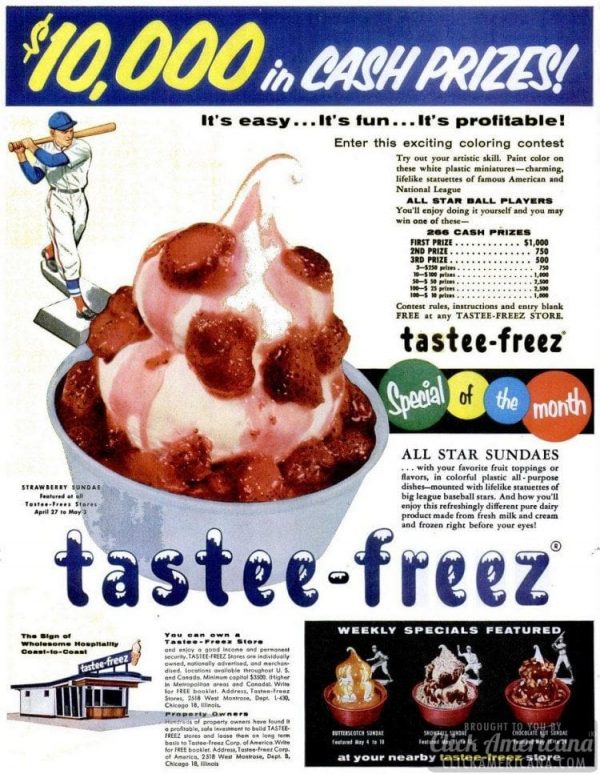 Summertime TasteeFreez treats (1956) Click Americana