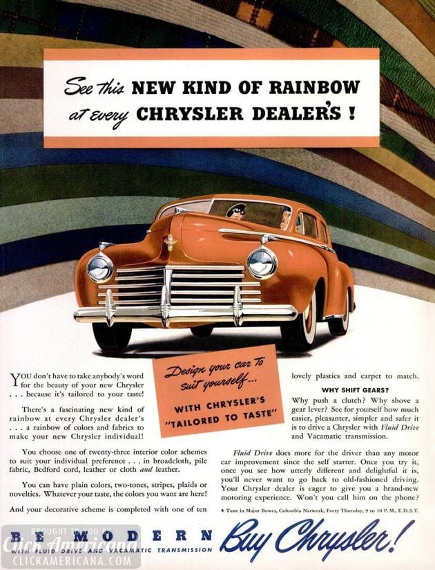 1940s Chrysler classics made one final, fascinating splash before WWII hit the brakes 5 LIFE May 26, 1941 chrysler