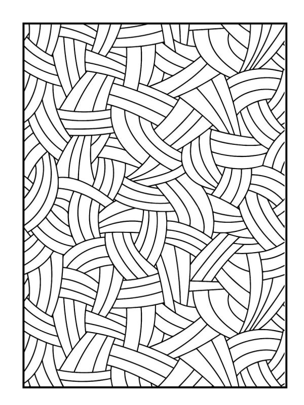 Large Print Adult Coloring Book 4 Big, Beautiful & Simple Patterns