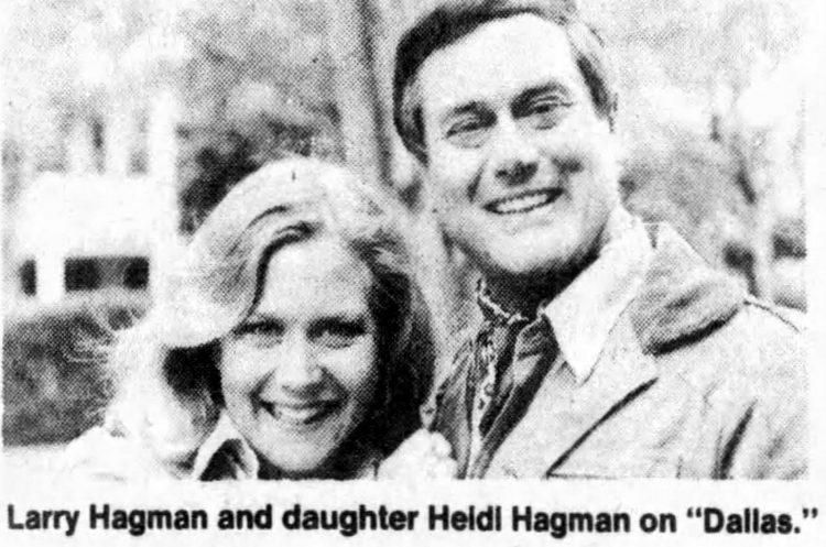 Why Larry Hagman loved playing the evil JR Ewing on TV's Dallas (1978) 7 Larry Hagman and Heidi Hagman on Dallas 1979