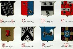 Last name crests of American families - history