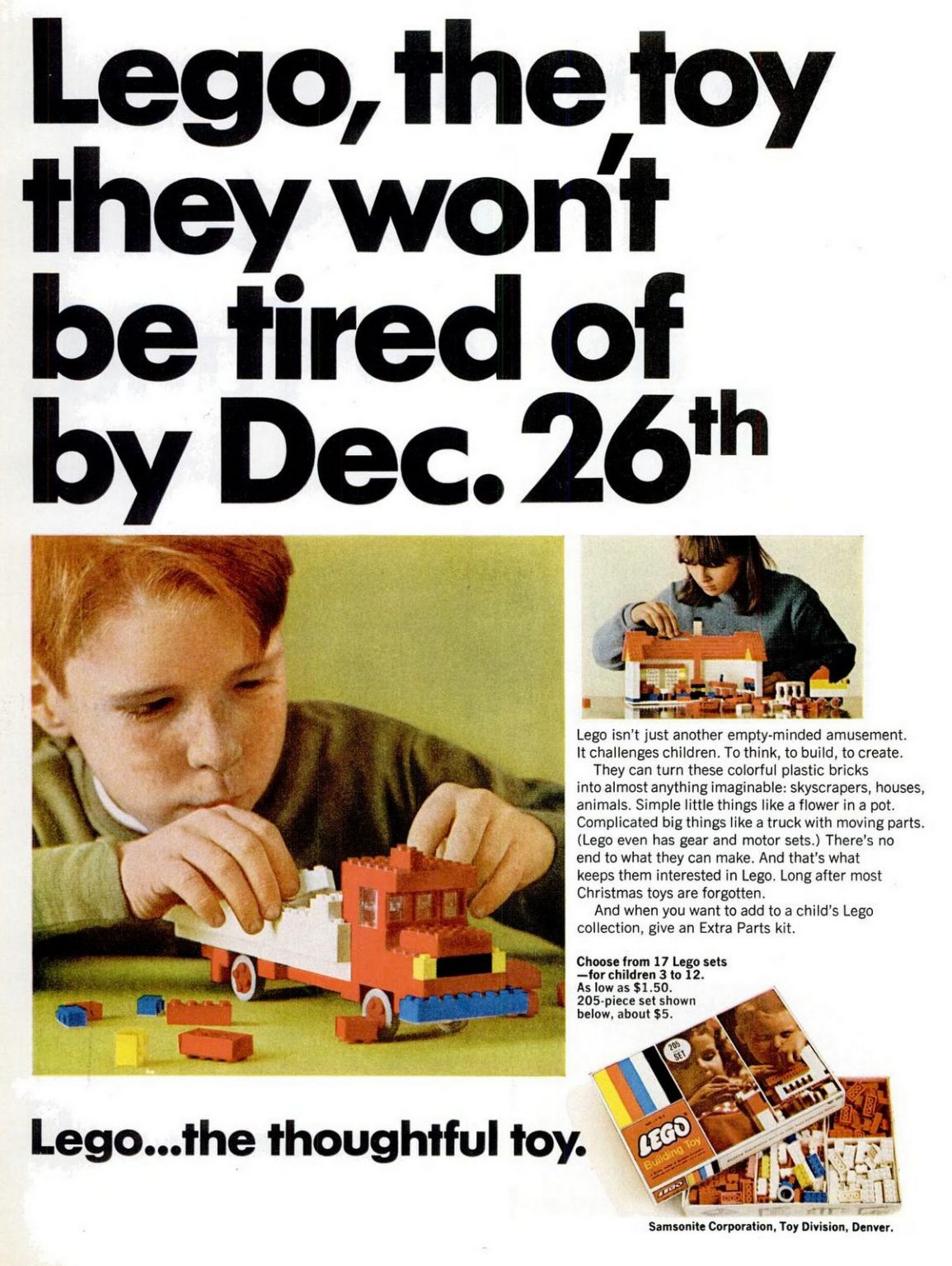 Vintage LEGO toys built the foundation of our childhood fun, brick by