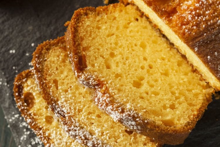 Lemon pudding pound cake - vintage recipe