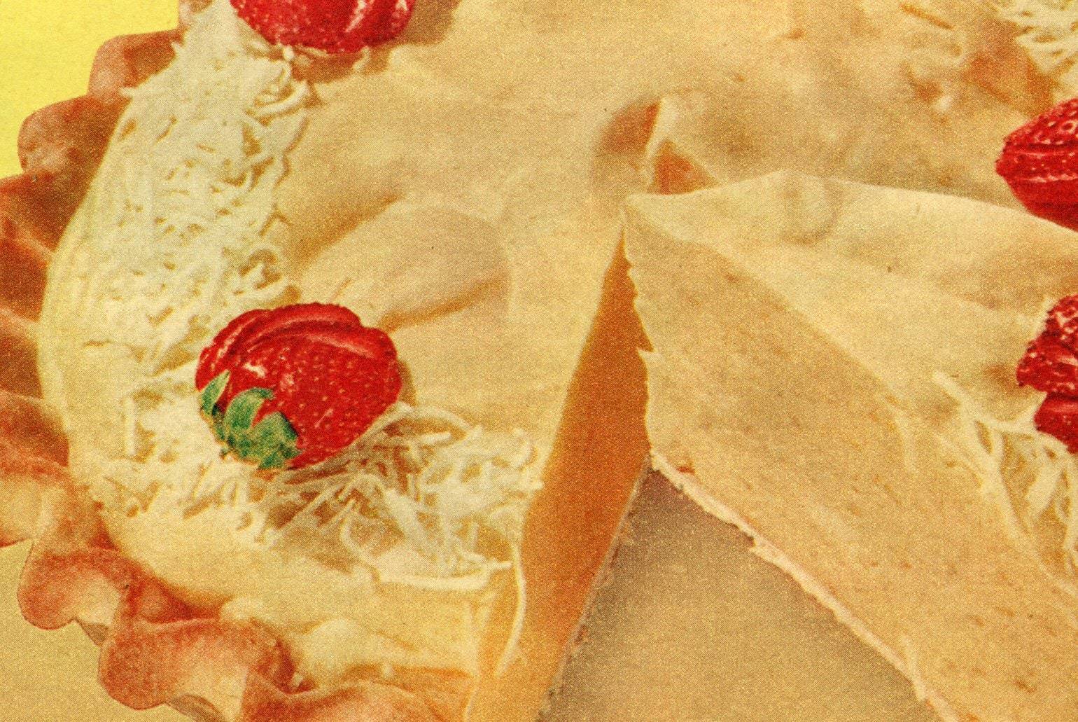 Lemonade chiffon pie with lemonade crust recipe (1956) - Click Americana