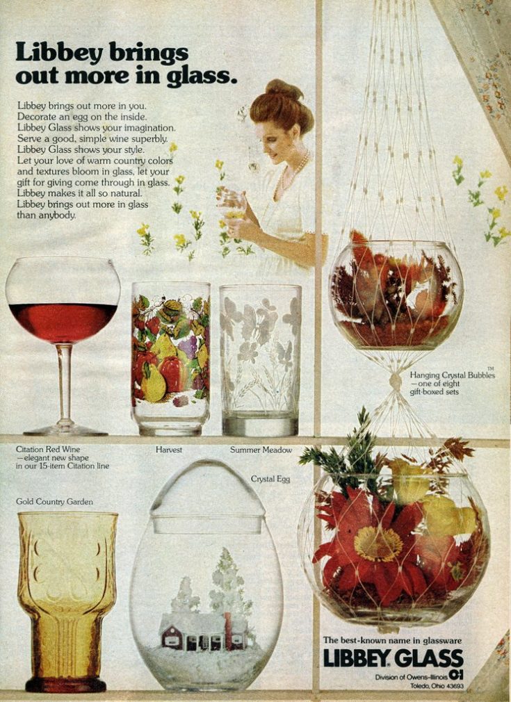 60 vintage Libbey glassware designs from the 60s Click Americana