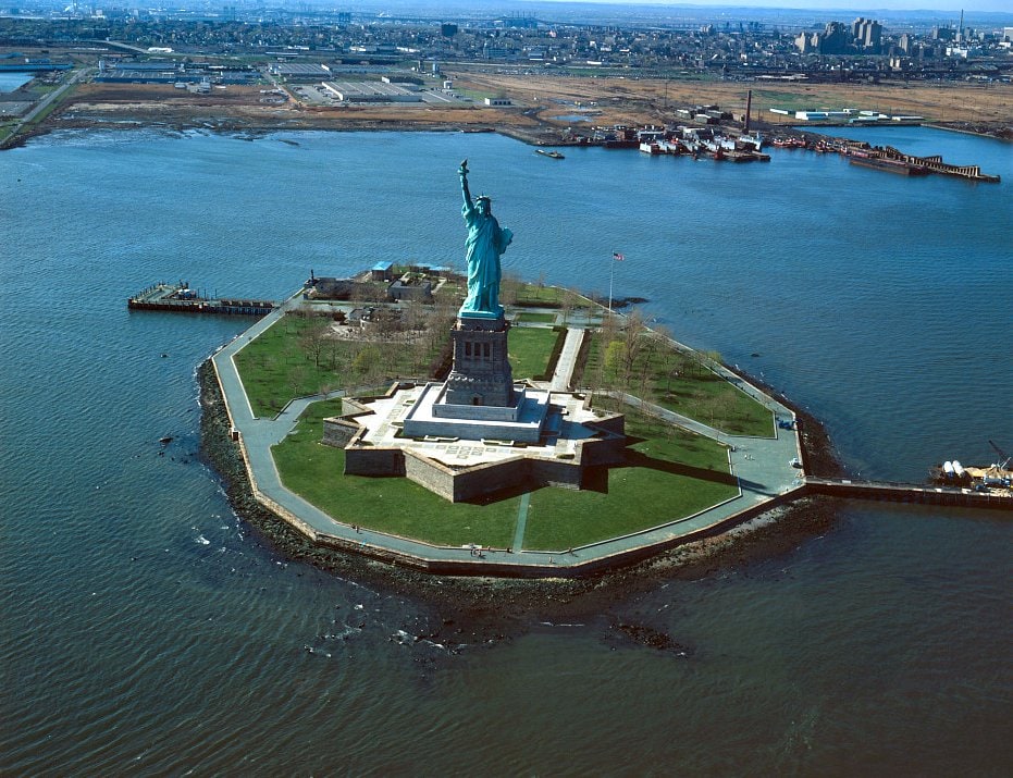 Statue of Liberty construction See her like you've never seen her