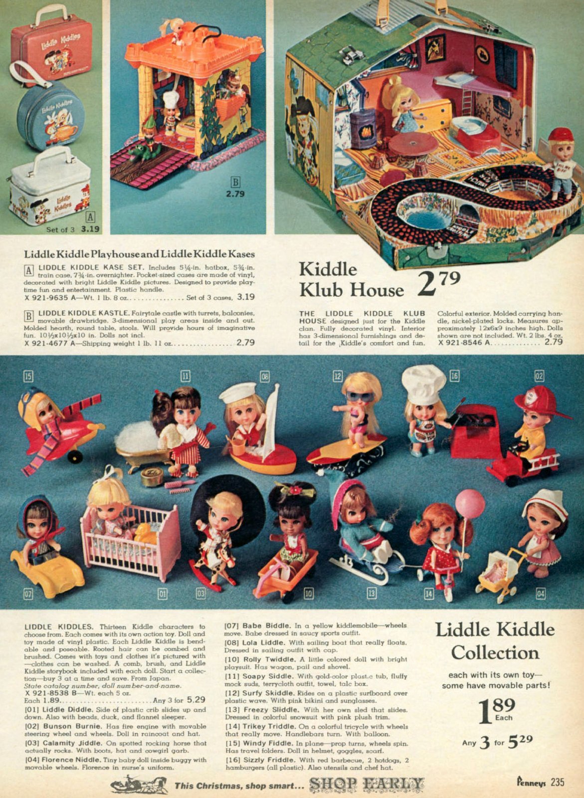 Liddle Kiddles dolls and toys (1967) via ClickAmericana com