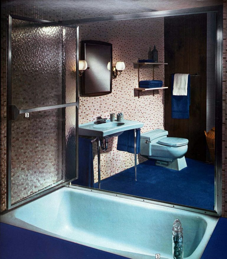 50 vintage 1960s bathroom tile design ideas - Click Americana