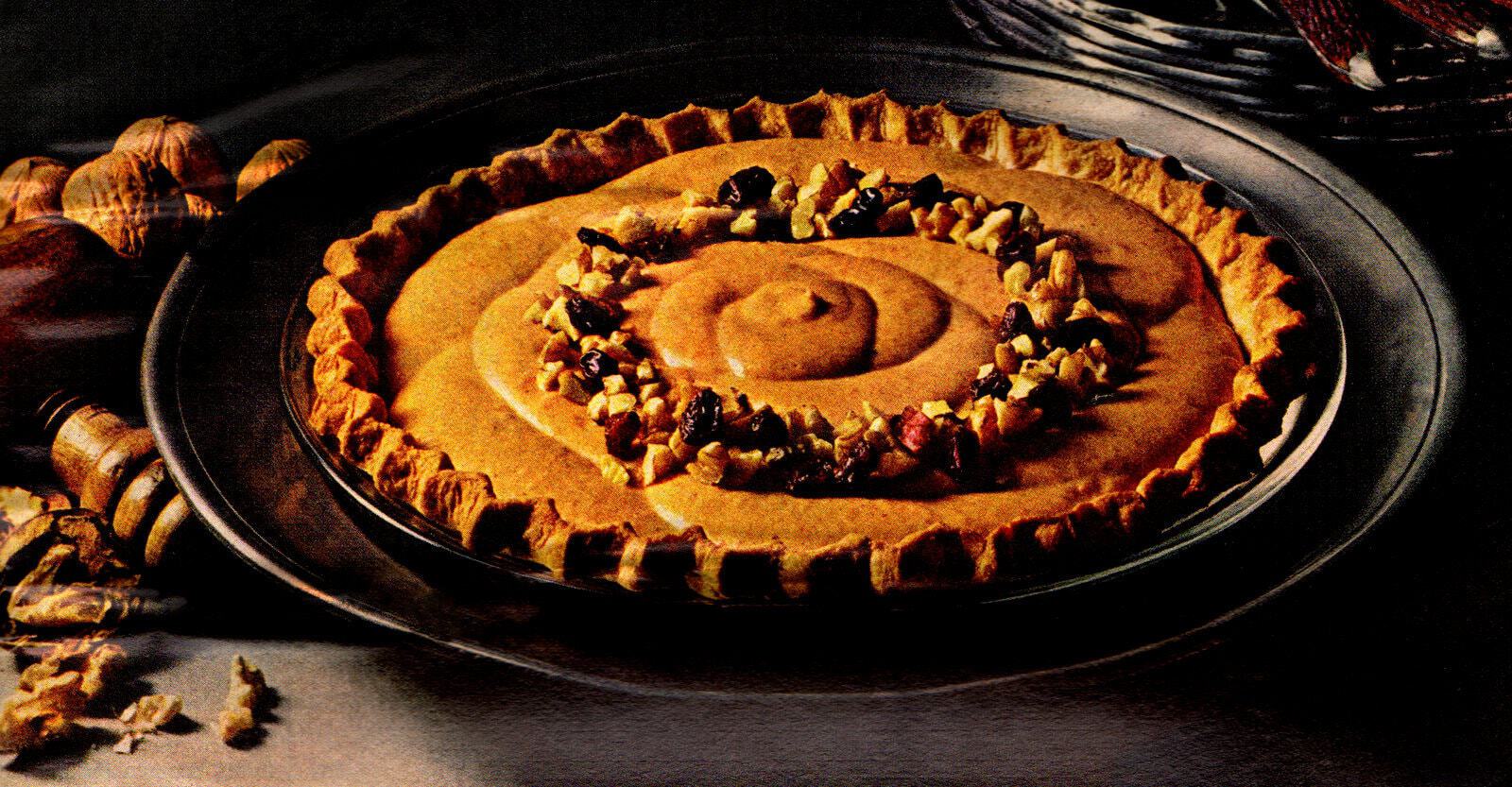 Light, creamy and fluffy pumpkin pie - vintage recipe