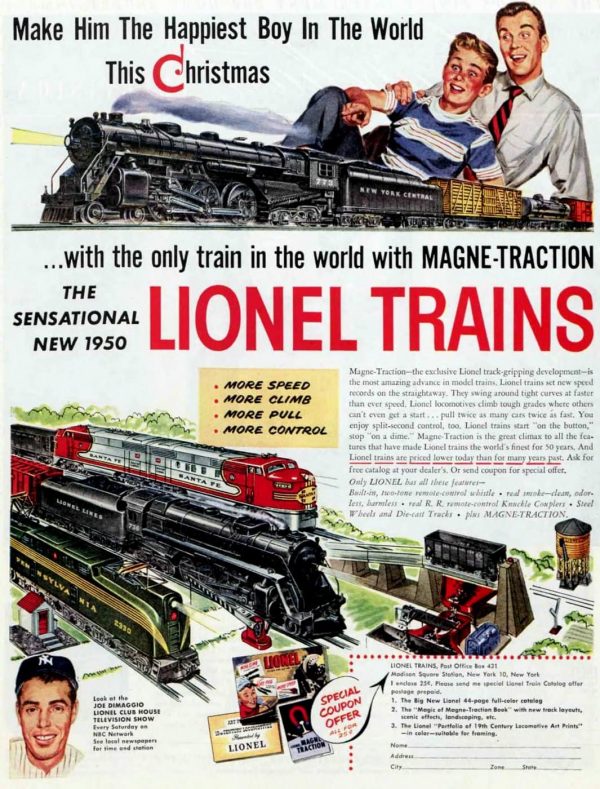 Lionel Trains See dozens of vintage toy from the 50s, plus