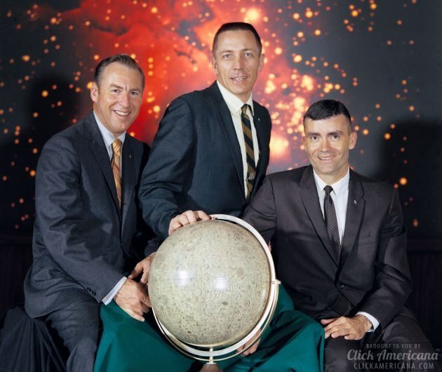 Lovell, Swigert, Haise, 12 days after Apollo 13 return