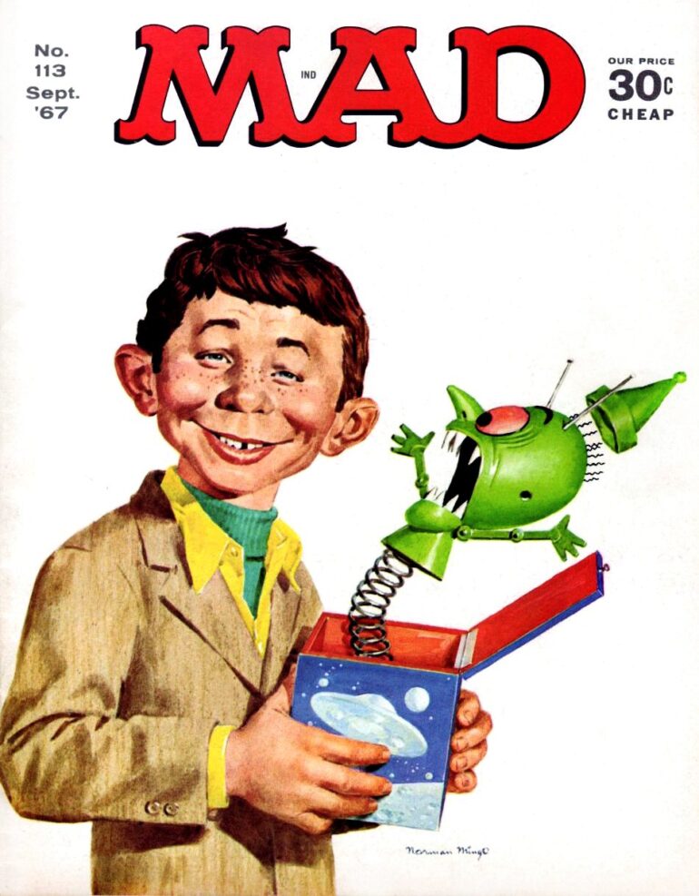 30+ vintage MAD magazine covers, and find out the magazine's history Click Americana