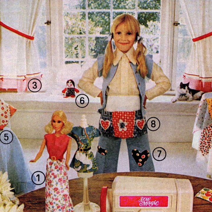 Mattel's Sew Magic working toy sewing machines for kids (1970s)