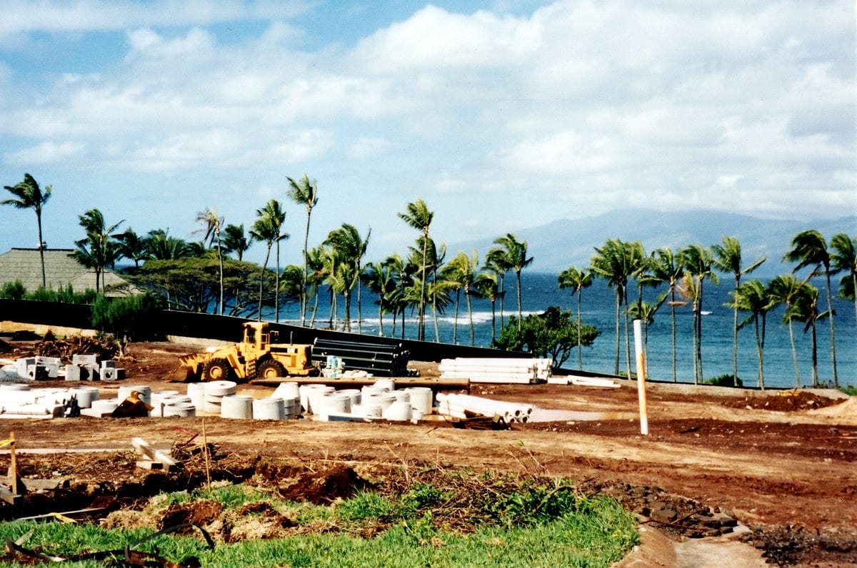 Maui Hawaii - The original Kapalua Bay Hotel under construction - 1970s (4)