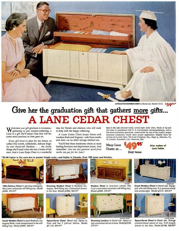 Remember when every girl wanted a Lane hope chest? See 20+ vintage hope