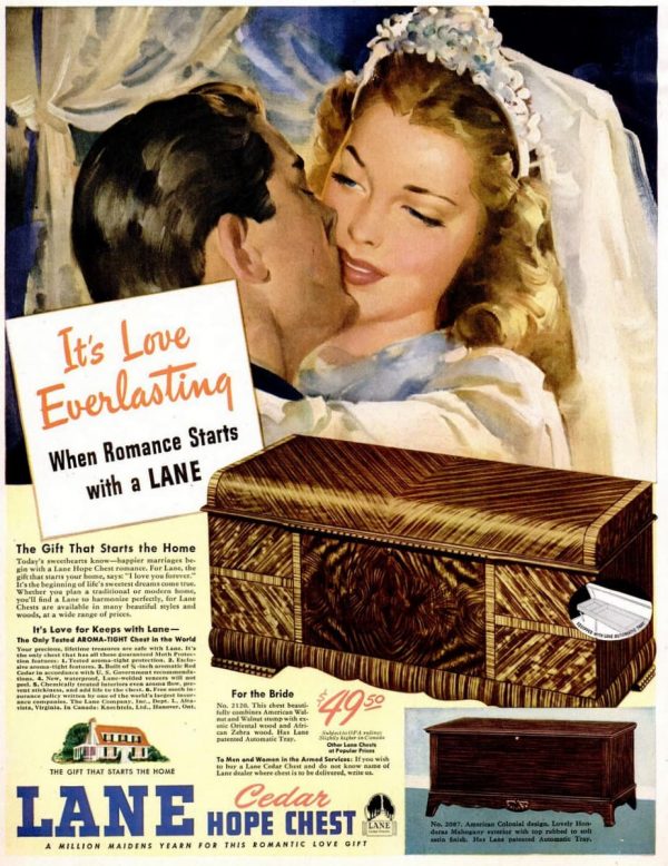 Remember when every girl wanted a Lane hope chest? See 20+ vintage hope